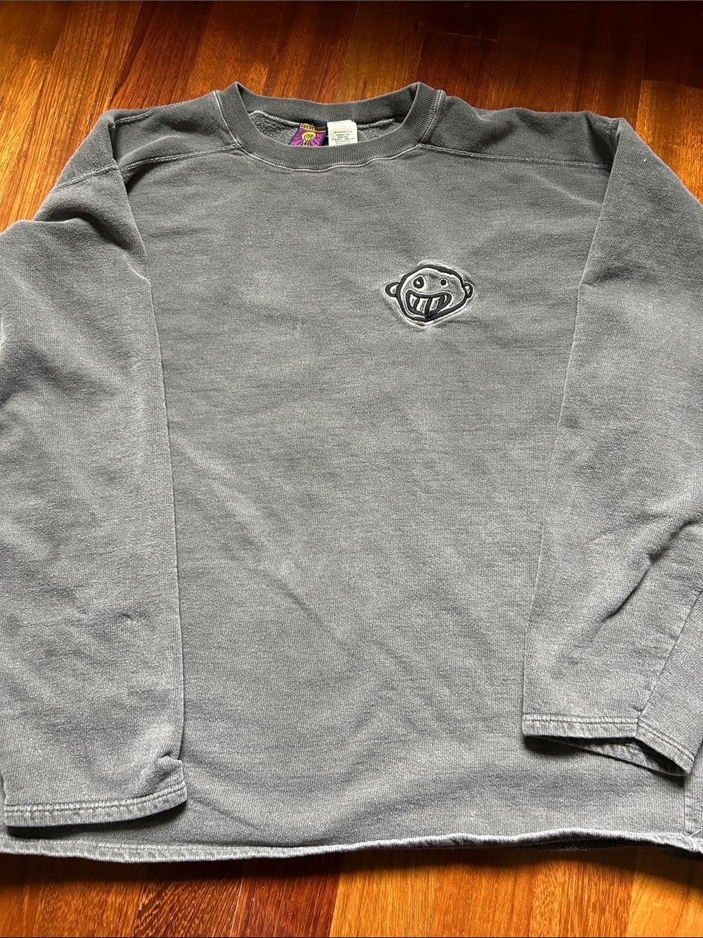 Vintage Newbury Comics Gray Crewneck Sweatshirt